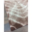 Handmade Woolen Shibori Brown Area Rug t-368 5x8
