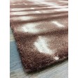 Handmade Woolen Shibori Brown Area Rug t-381 5x8
