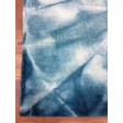 Handmade Woolen Shibori Blue Area Rug t-386 5x8