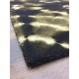 Handmade Woolen Shibori Charcoal Area Rug t-431 5x8