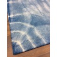 Handmade Woolen Shibori Lt.blue Area Rug t-475 5x8