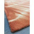 Handmade Woolen Shibori Orange  Area Rug t-502 5x8