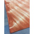 Handmade Woolen Shibori Orange  Area Rug t-502 5x8