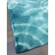 Handmade Woolen Shibori Blue Area Rug t-511 5x8