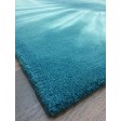 Handmade Woolen Shibori Green Area Rug t-516 5x8