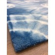 Handmade Woolen Shibori Blue Area Rug t-523 5x8