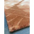 Handmade Woolen Shibori Orange Area Rug t-538 5x8