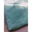 Handmade Woolen Shibori Lt.green Area Rug t-652 5x8
