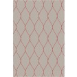 George TS3005 Brown / Red Wool Hand-Tufted Rug
