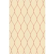 George TS3005 Peach / Red Wool Hand-Tufted Rug
