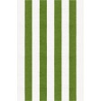 Handmade White Green VSAH12CL03 Stripe Rugs 5'X8'
